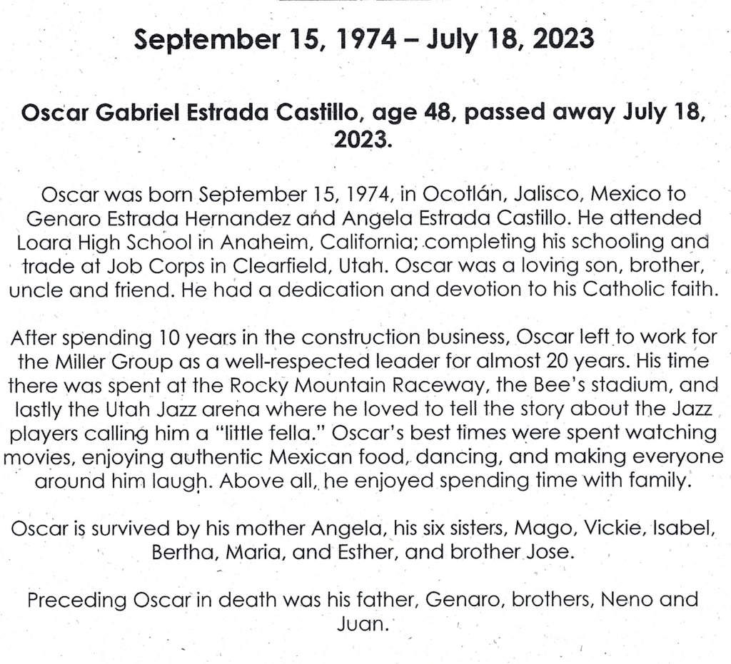 Oscar Gabriel Estrada Castillo